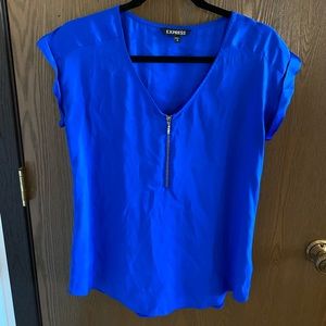 Express blue blouse
